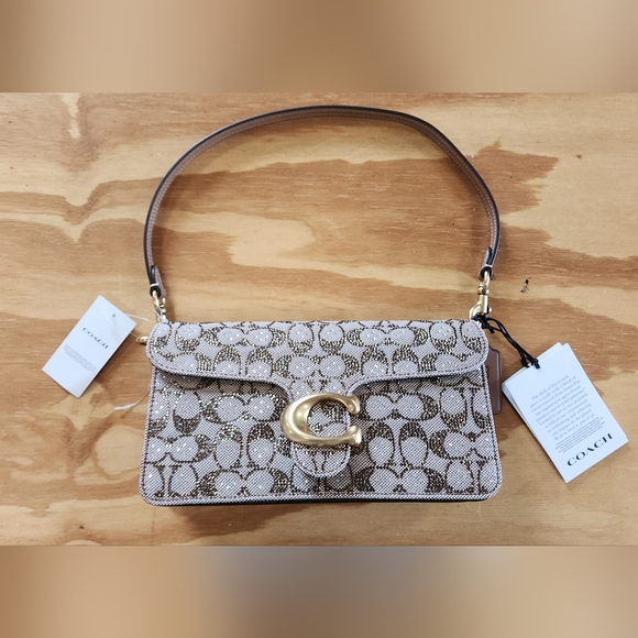 Coach Tabby 26 Signature Jacquard Crystal - Picture 3 of 16